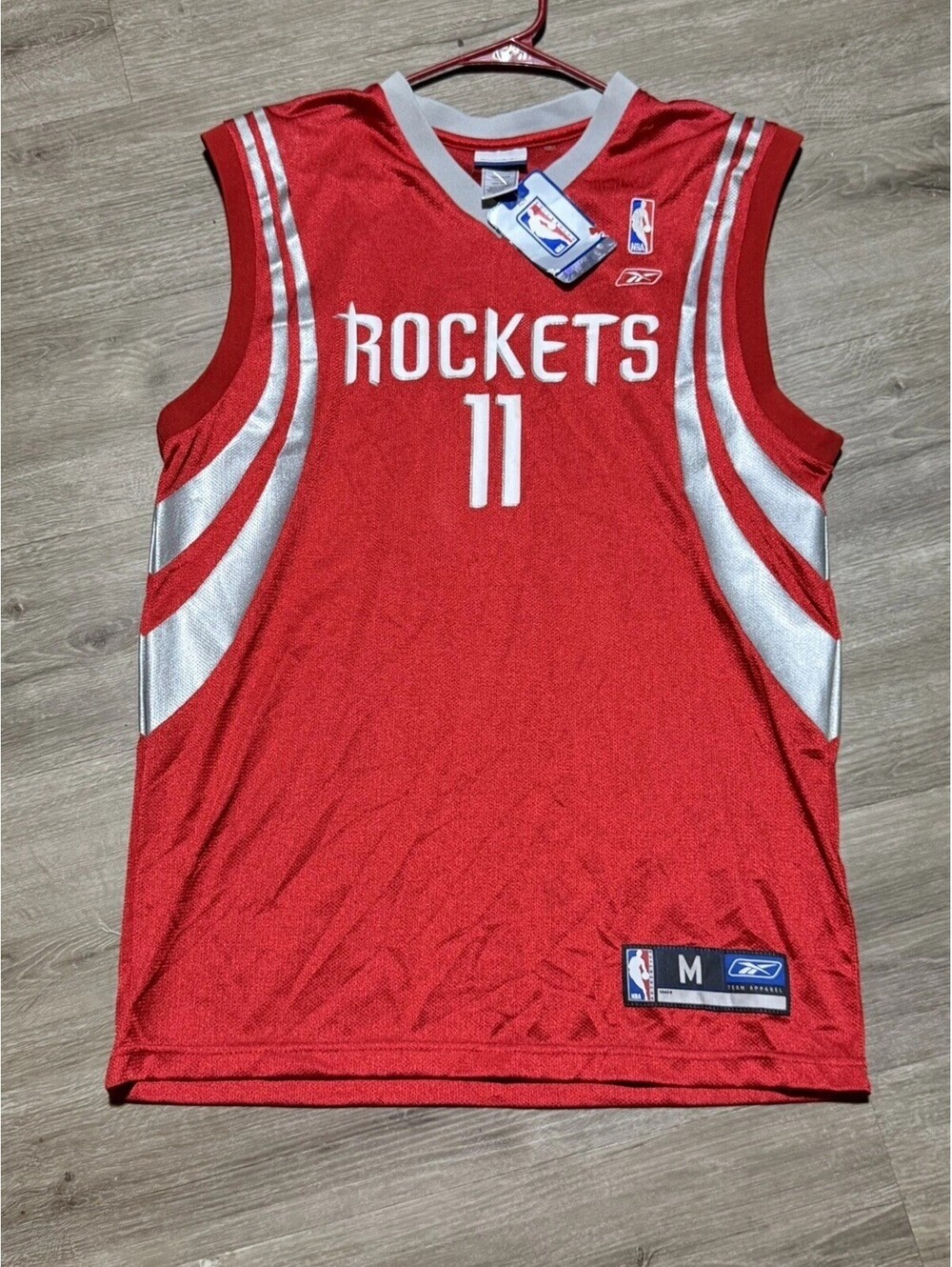 Vintage Yao Ming Authentic M Jersey Reebok Medium NBA BASKETBALL Y2K